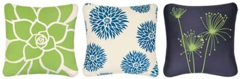 EcoArt Organic Cotton Decorative Throw Pillows from Wabisabi Green Image